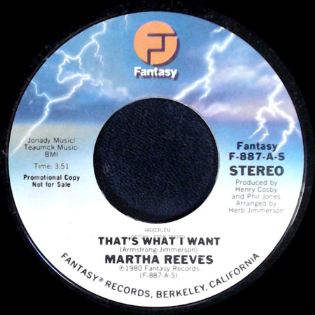 Martha Reeves - That's What I Want / That's What I Want side A