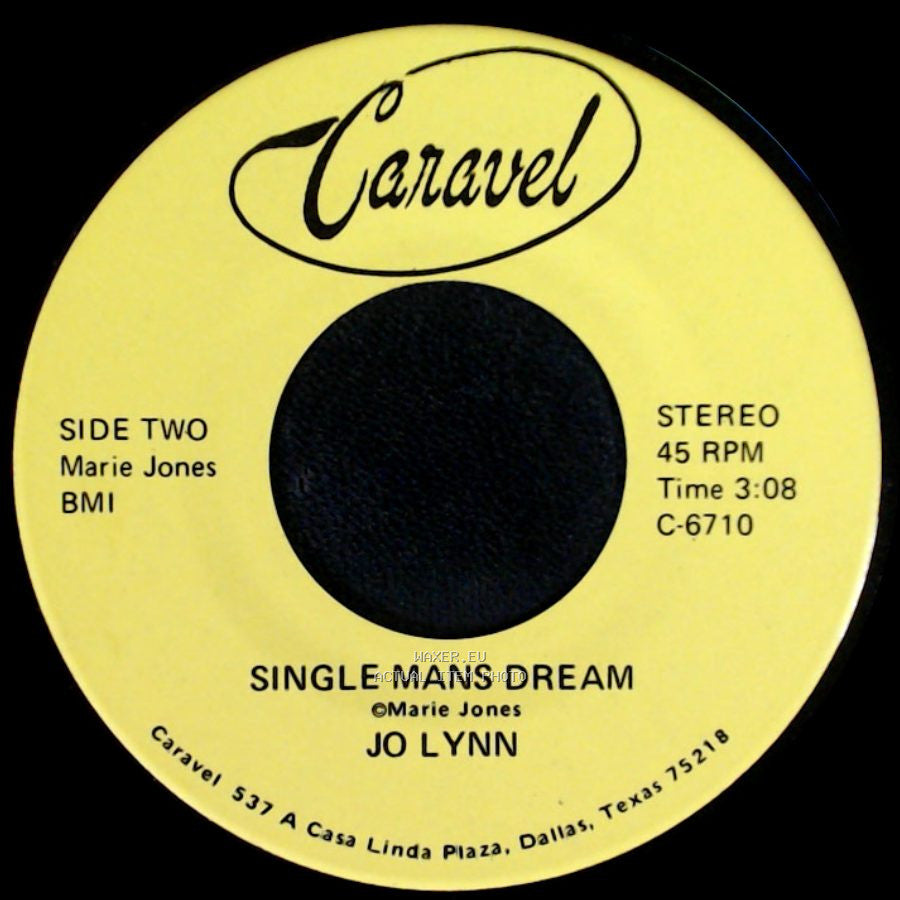 Jo Lynn - Married Man Blues / Single Mans Dream side B