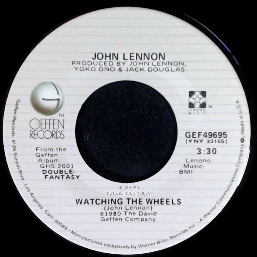 Yoko Ono / John Lennon - Yes, I'm Your Angel / Watching The Wheels side B