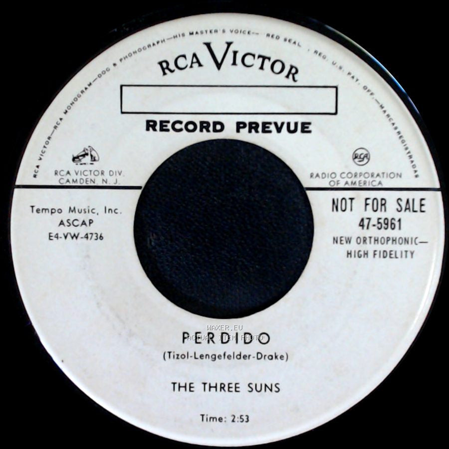 The Three Suns - Perdido / For You side A