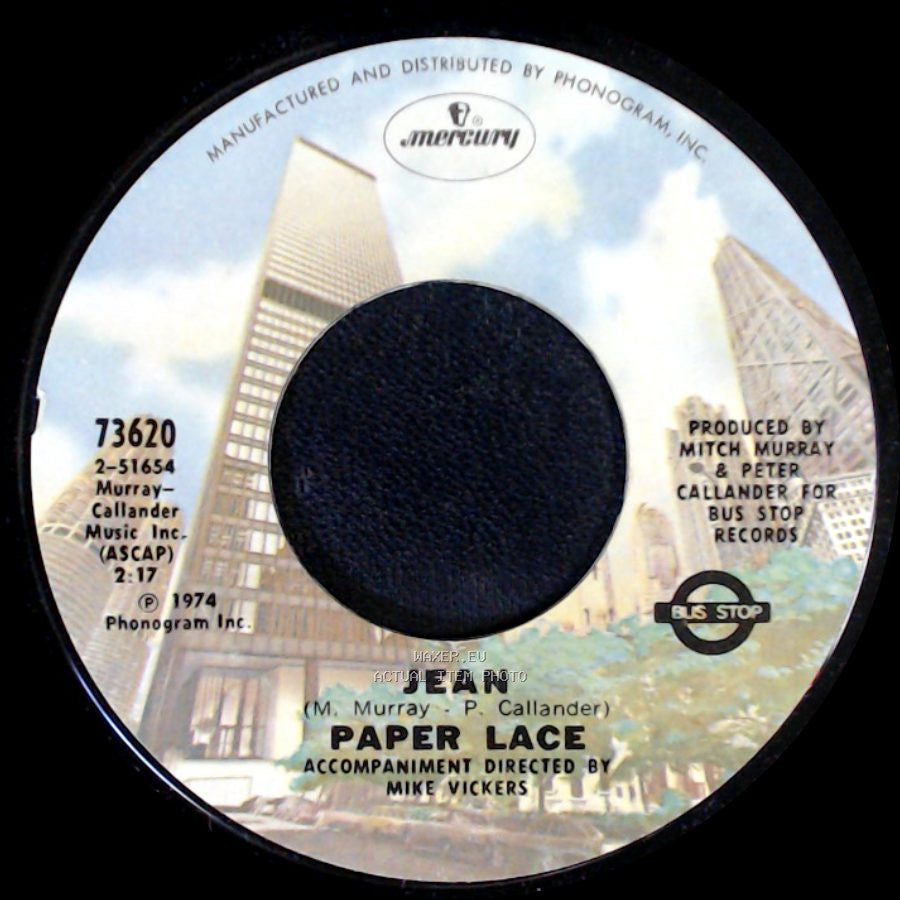 Paper Lace - Jean / The Black-Eyed Boys side A