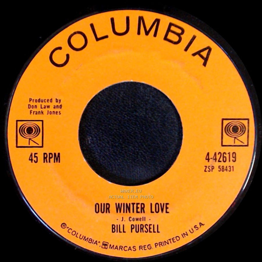 Bill Pursell - Our Winter Love / A Wound Time Can't Erase side A