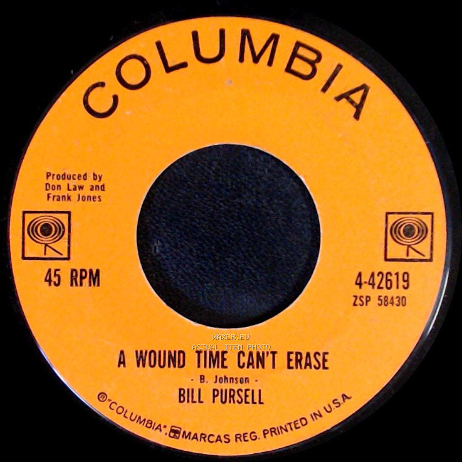 Bill Pursell - Our Winter Love / A Wound Time Can't Erase side B