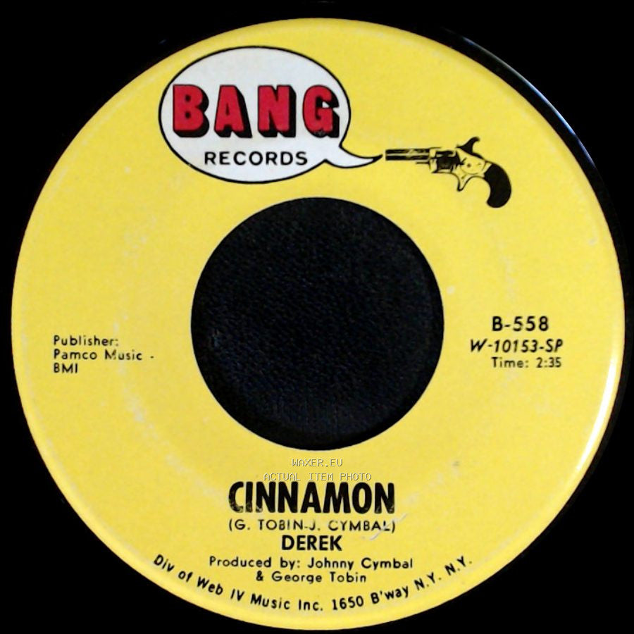 Derek - This Is My Story / Cinnamon side B