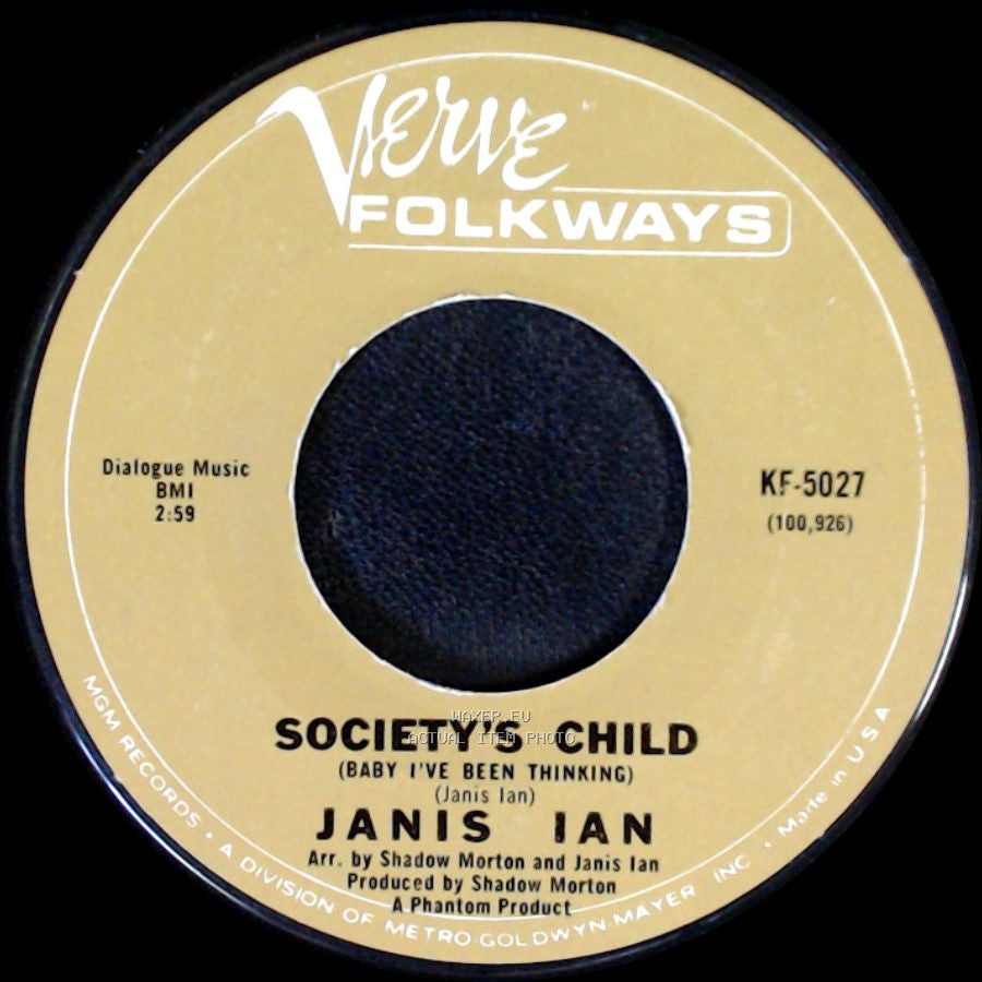 Janis Ian - Letter To Jon / Society's Child (Baby I've Been Thinking) side B