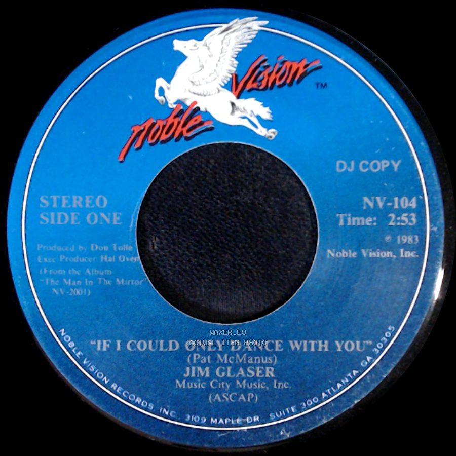 Jim Glaser - If I Could Only Dance With You / If I Could Only Dance With You side A