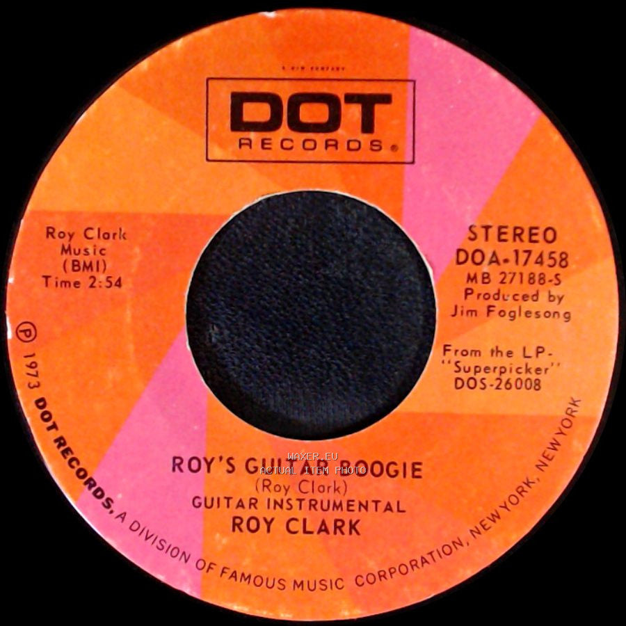 Roy Clark - Roy's Guitar Boogie / Riders In The Sky side A