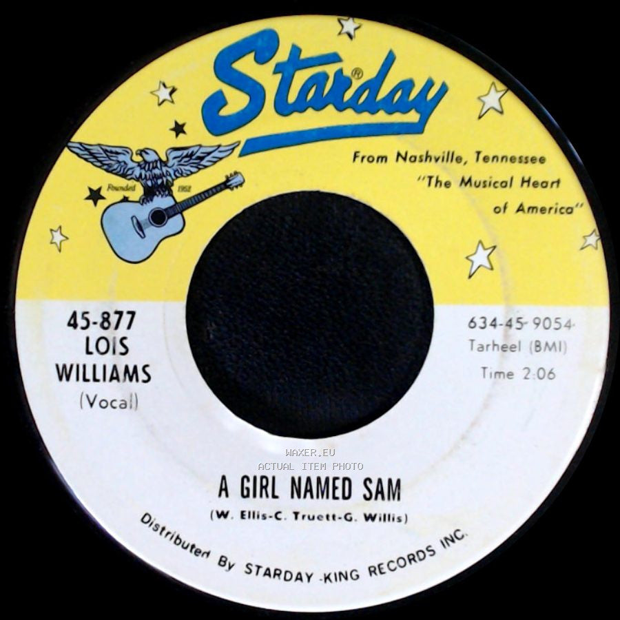Lois Williams - A Girl Named Sam / We've Got Another Chance side A