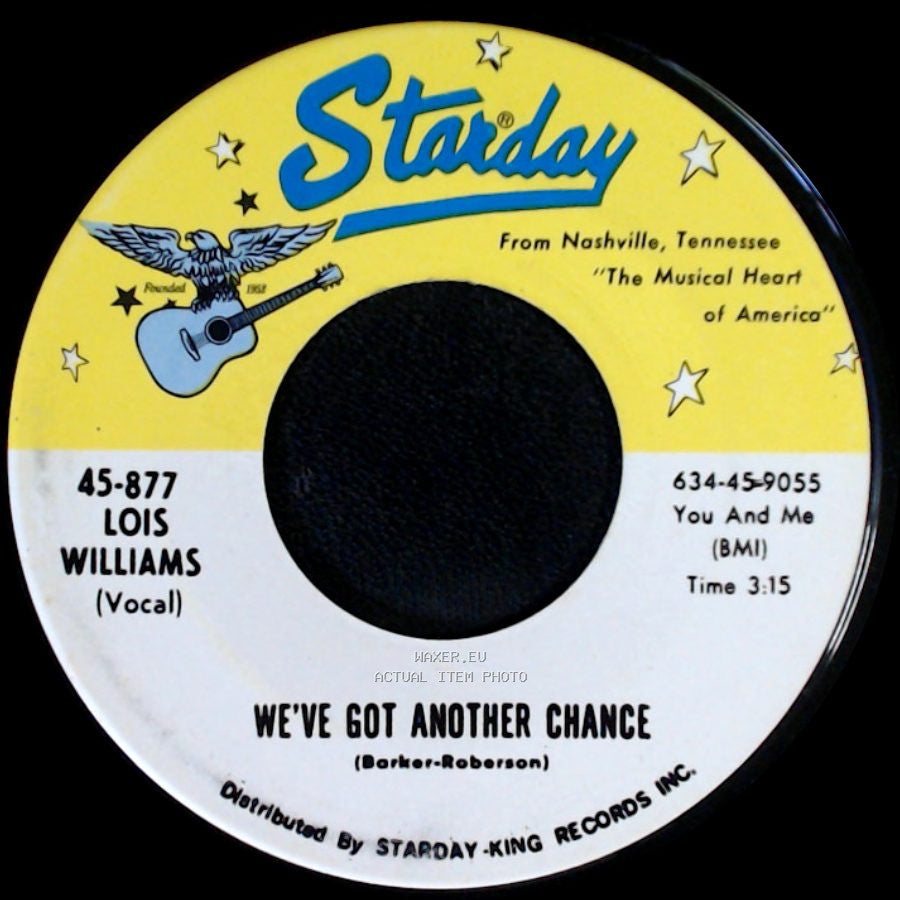 Lois Williams - A Girl Named Sam / We've Got Another Chance side B