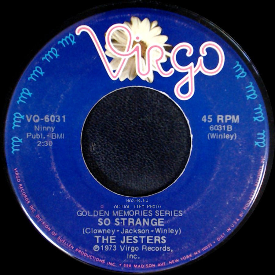 The Jesters - Love No One But You / So Strange side B