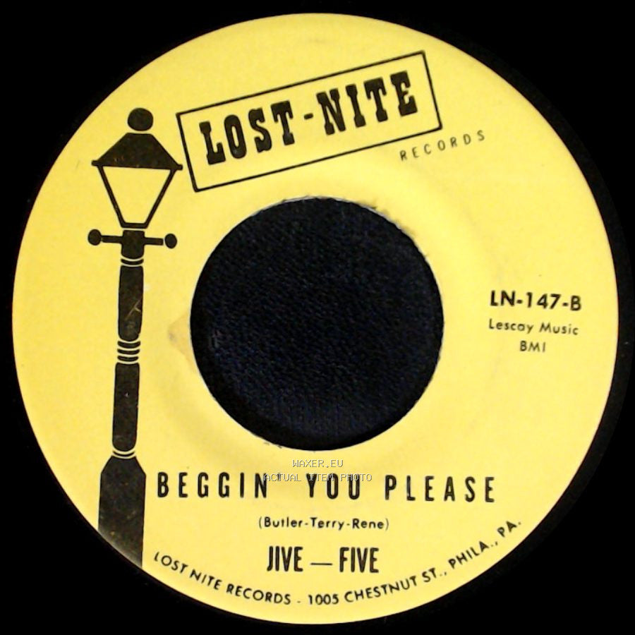 Jive Five - What Time Is It? / Beggin' You Please side B