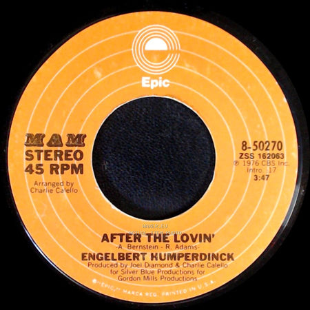 Engelbert Humperdinck - After The Lovin' / Let's Remember The Good Times side A