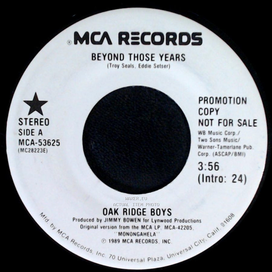 Oak Ridge Boys - Beyond Those Years / Beyond Those Years side B