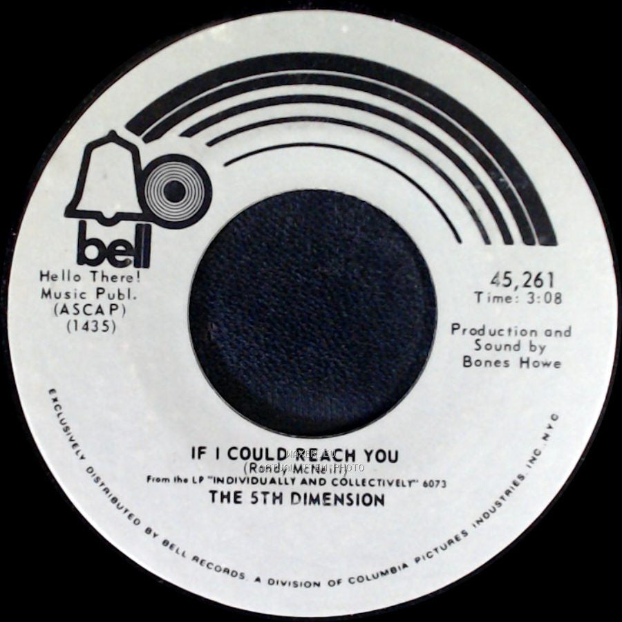 The 5Th Dimension - Tomorrow Belongs To The Children / If I Could Reach You side B