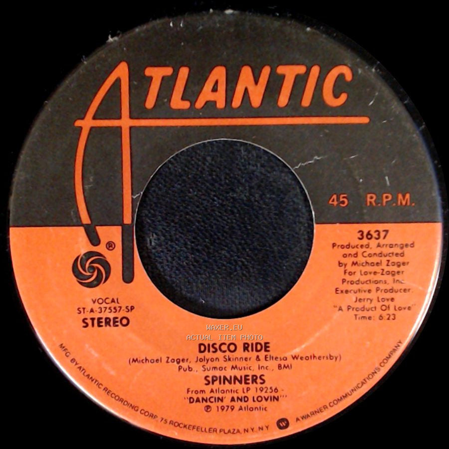 Spinners - Disco Ride / Working My Way Back To You / Forgive Me, Girl side A