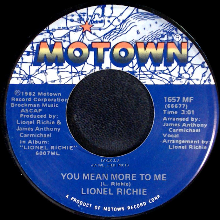 Lionel Richie - You Mean More To Me / You Are side A