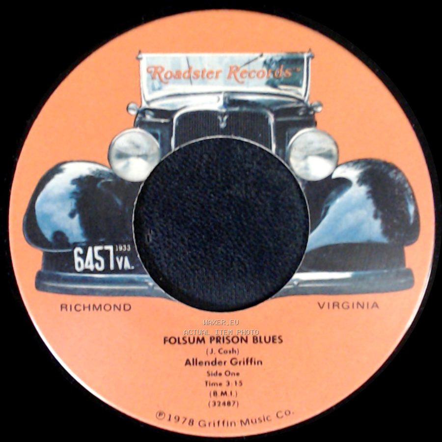 Allender Griffin - Folsum Prison Blues / Please Don't Let Me Love You side A