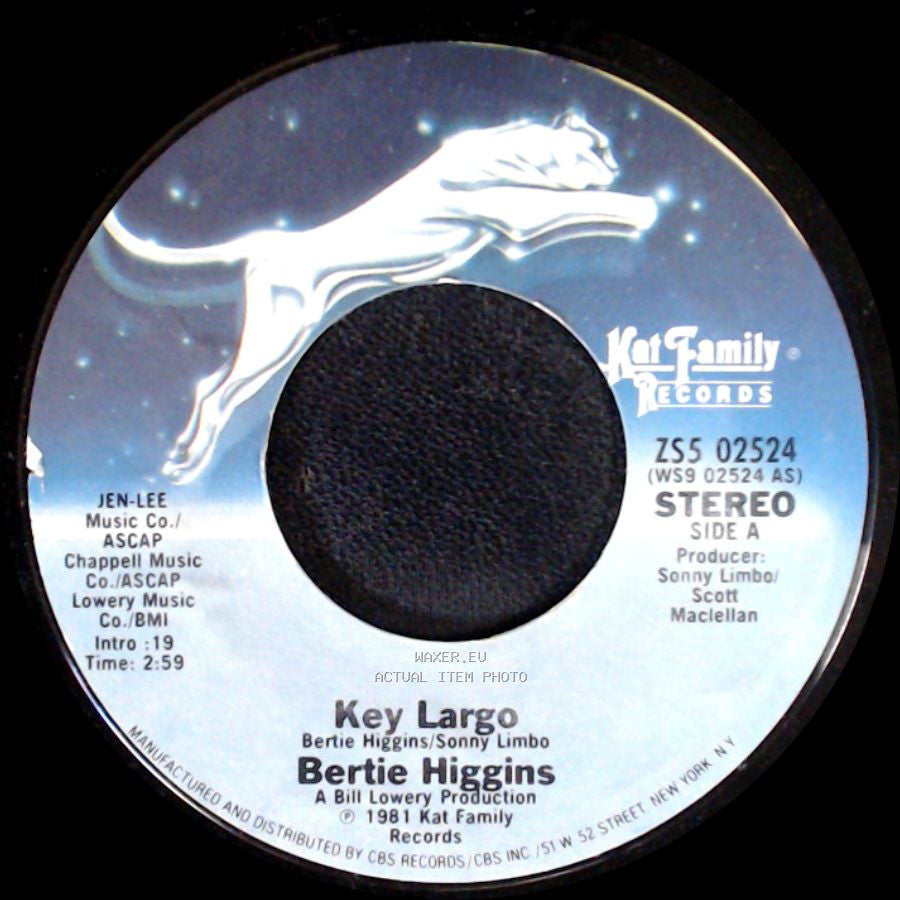 Bertie Higgins - Key Largo / White Line Fever side A
