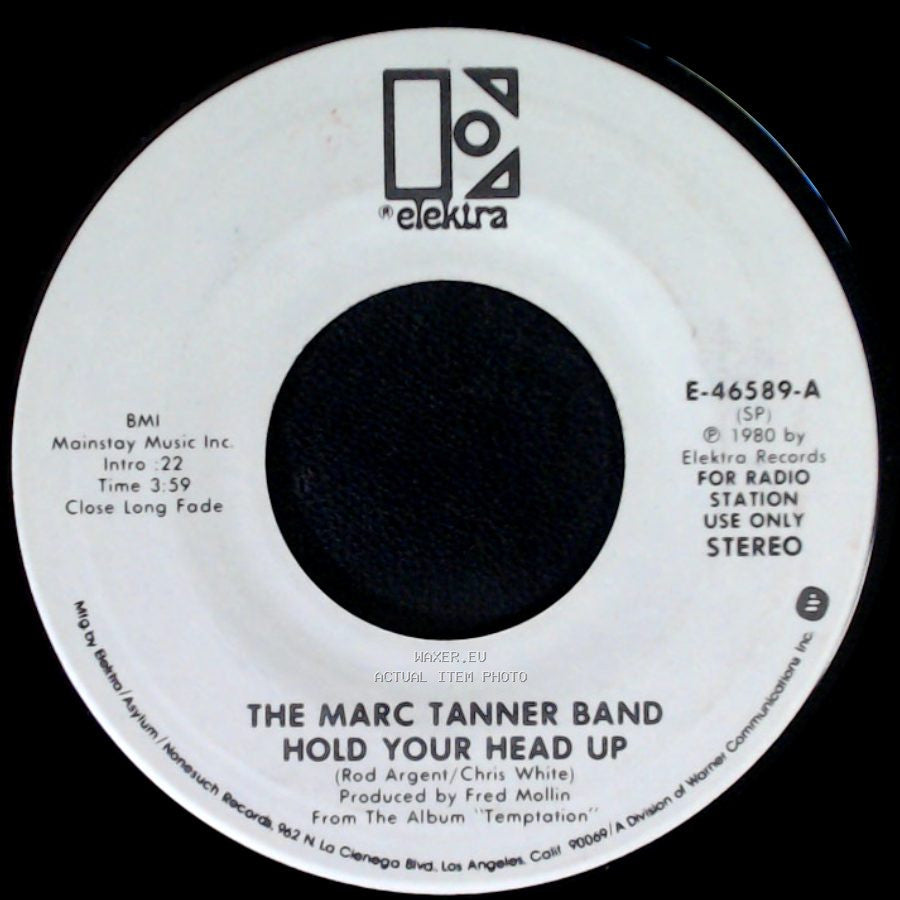 The Marc Tanner Band - Hold Your Head Up / Hold Your Head Up side B