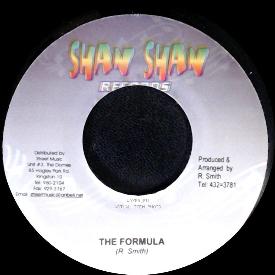 The Formula / Anthony Cruz - The Formula / U Deserve A Lot More side A