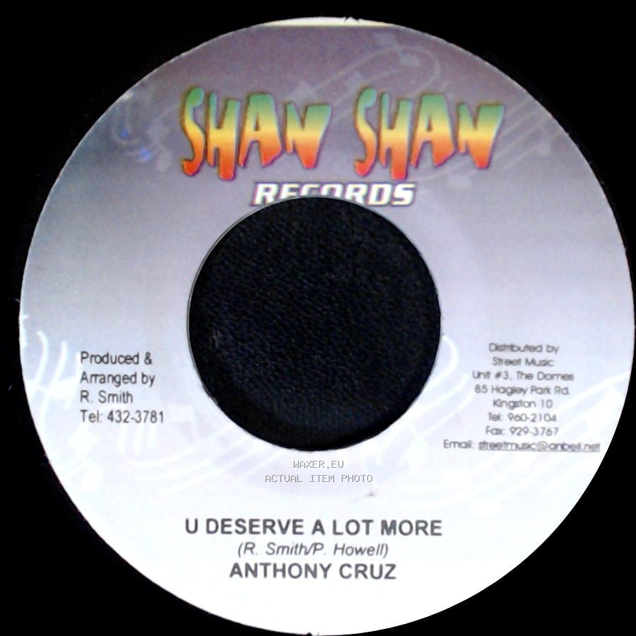 The Formula / Anthony Cruz - The Formula / U Deserve A Lot More side B