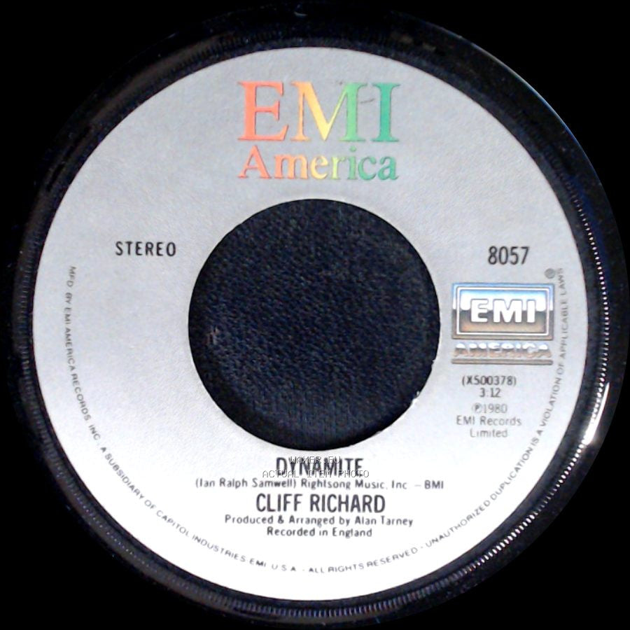 Cliff Richard - Dreaming / Dynamite side B
