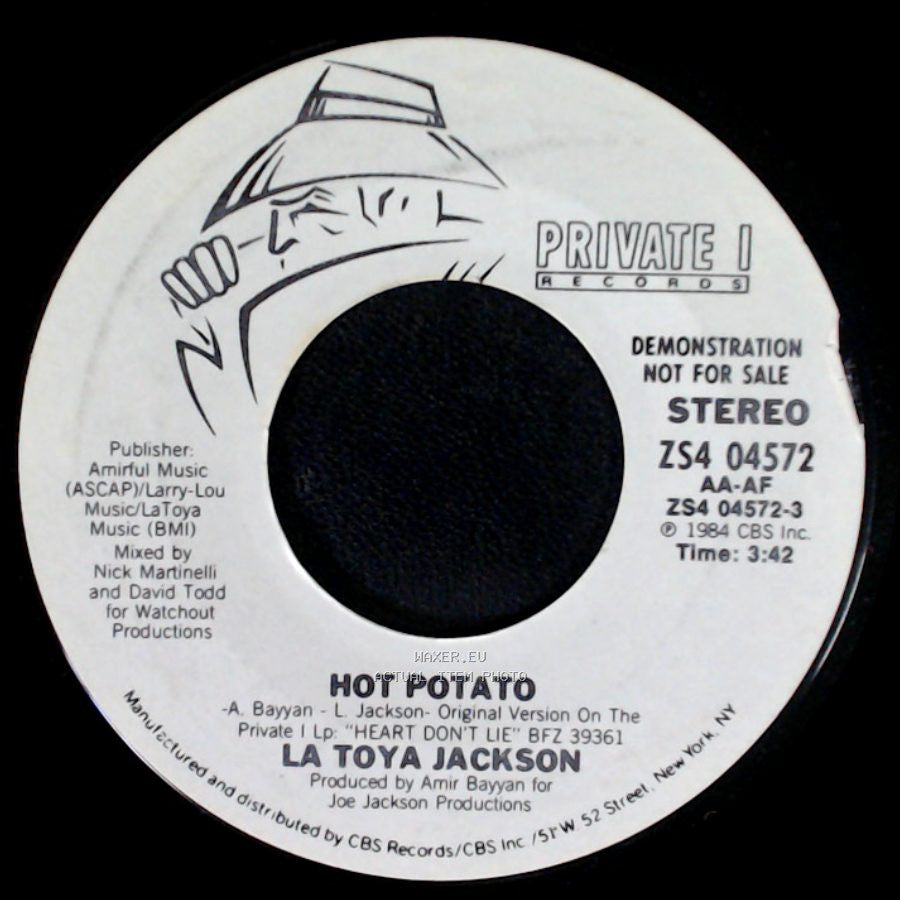 La Toya Jackson - Hot Potato / Hot Potato side B