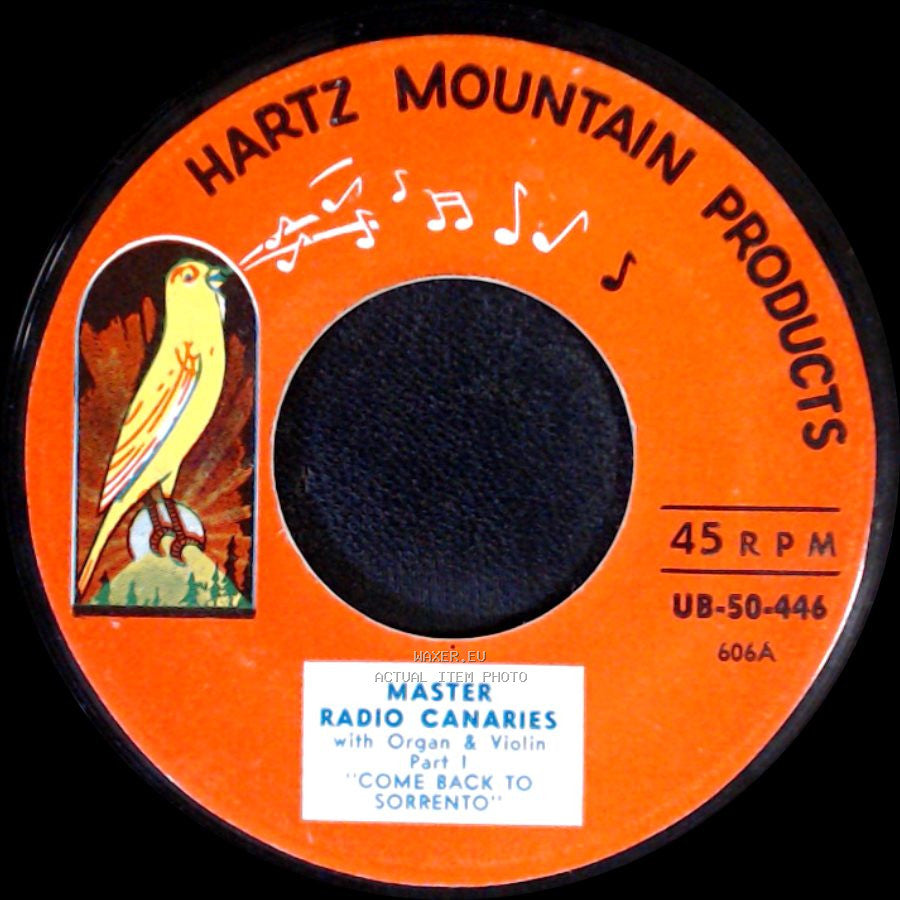 Master Radio Canaries - Come Back To Sorrento / Moonlight Madonna side A