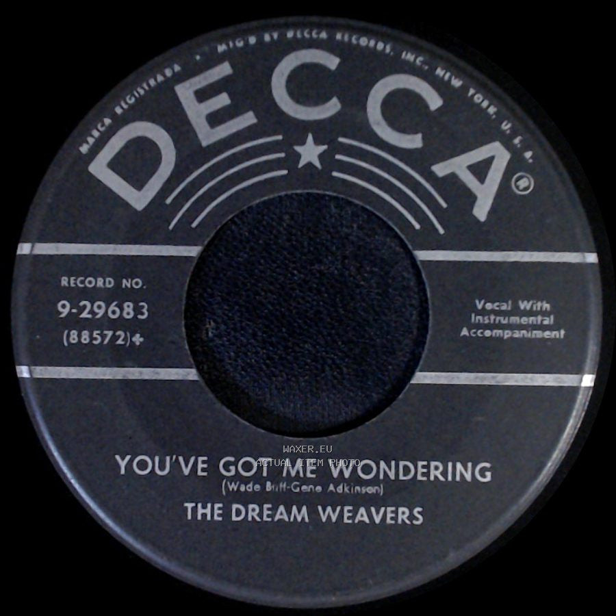The Dream Weavers - It's Almost Tomorrow / You've Got Me Wondering side B
