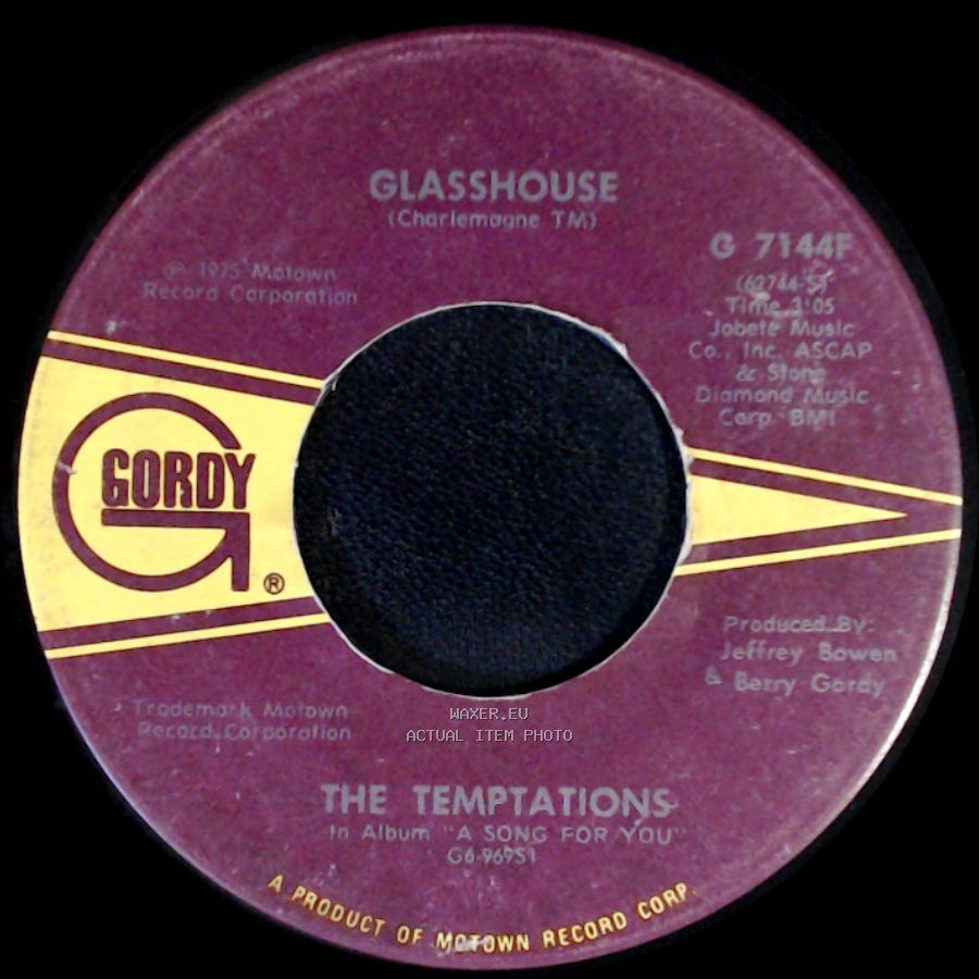 The Temptations - The Prophet / Glasshouse side B