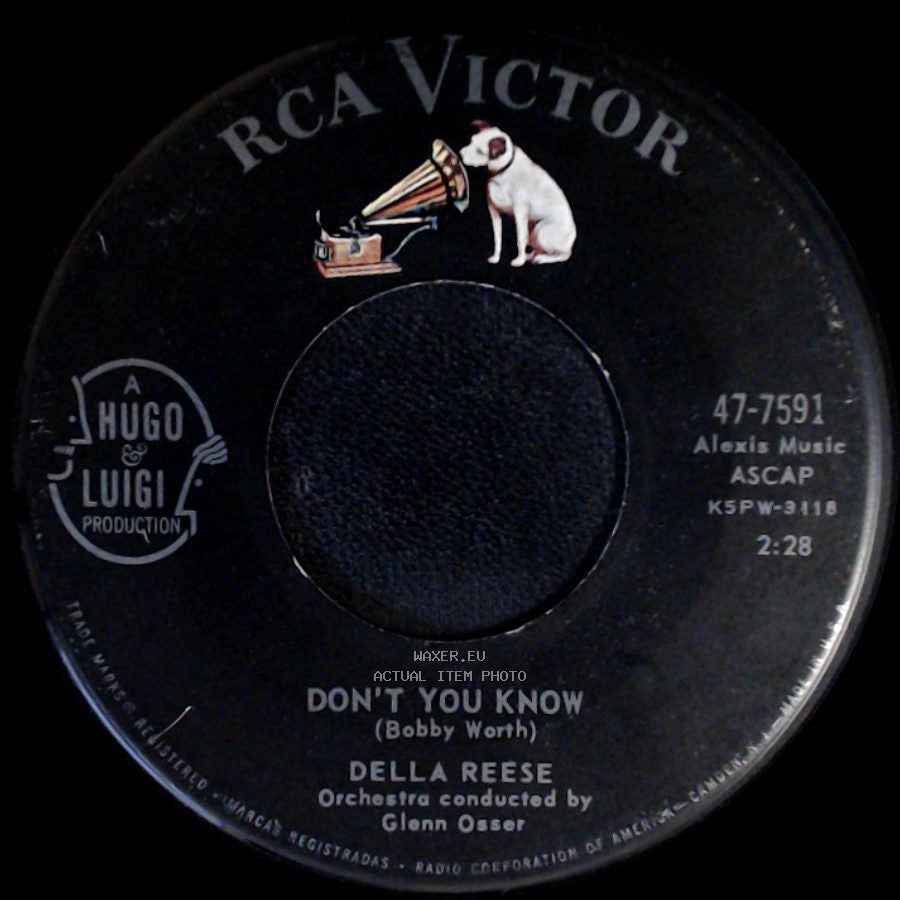 Della Reese - Don't You Know / Soldier, Won't You Marry Me? side A