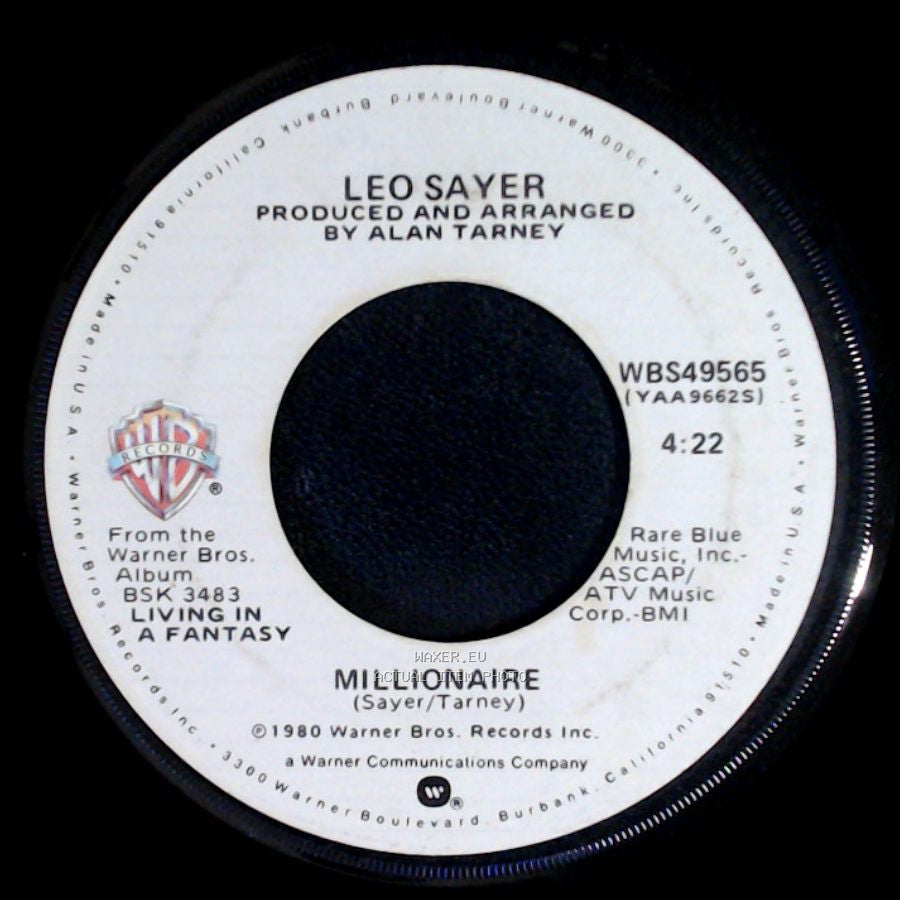 Leo Sayer - More Than I Can Say / Millionaire side B