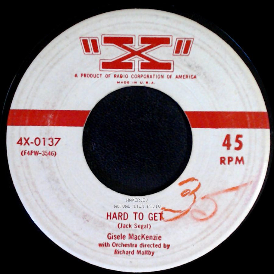 Gisele Mackenzie - Hard To Get / Boston Fancy side A