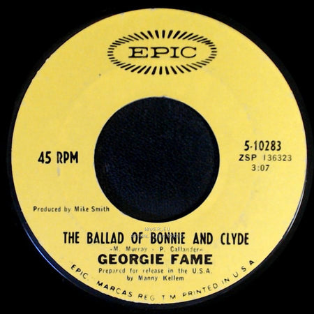Georgie Fame - Beware Of The Dog / The Ballad Of Bonnie And Clyde side B