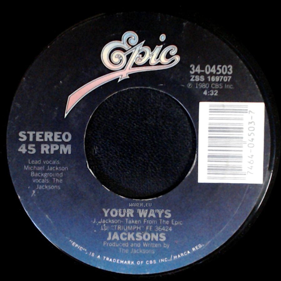 The Jacksons - State Of Shock / Your Ways side B