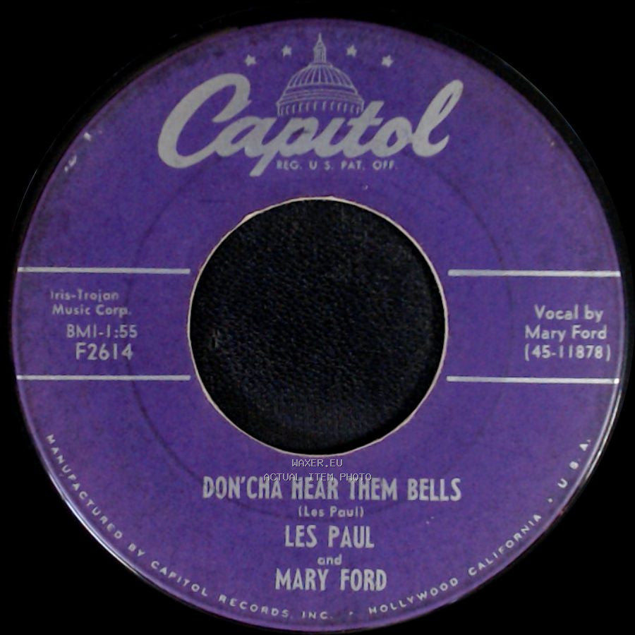 Les Paul And Mary Ford / Les Paul - Don'cha Hear Them Bells / The Kangaroo side A