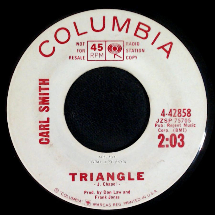 Carl Smith - Triangle / I Almost Forgot Her Today side A