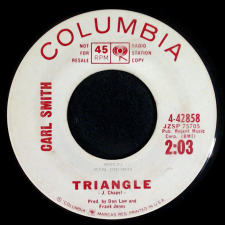 Carl Smith - Triangle / I Almost Forgot Her Today side A