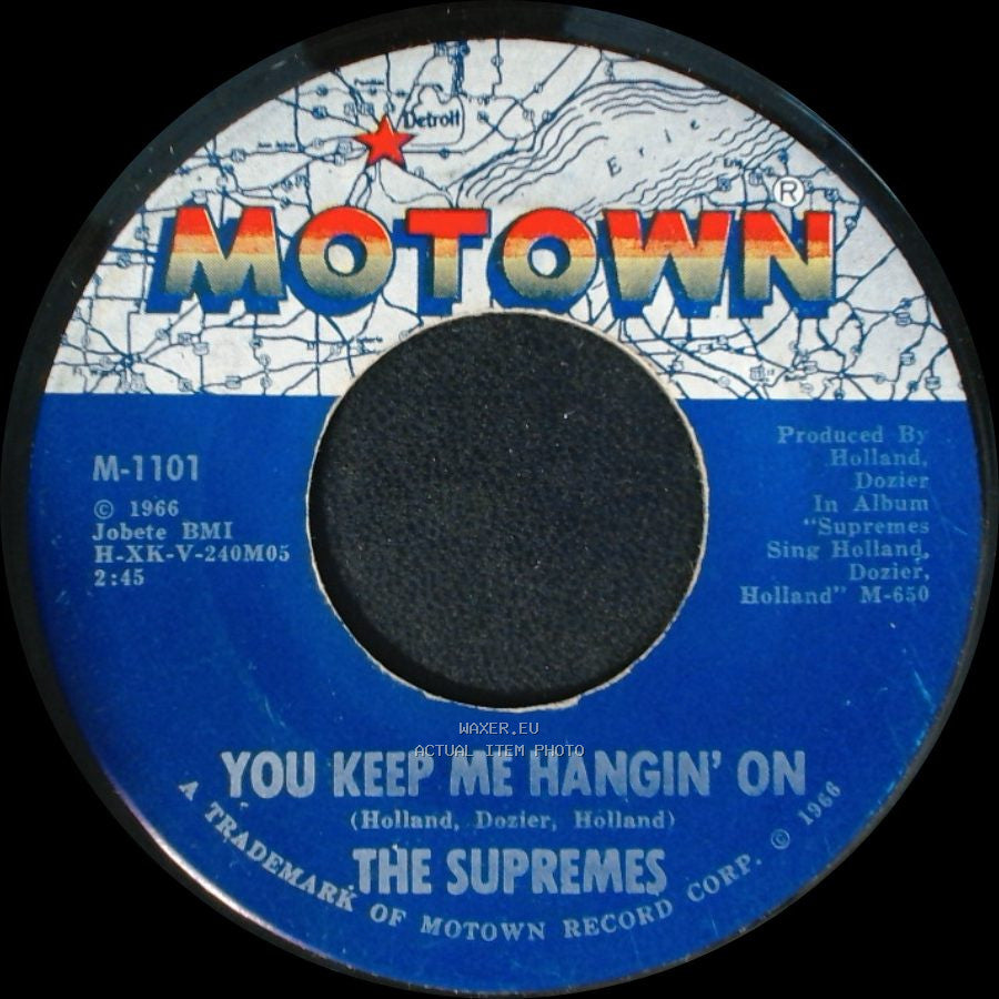 The Supremes - You Keep Me Hangin' On / Remove This Doubt side A