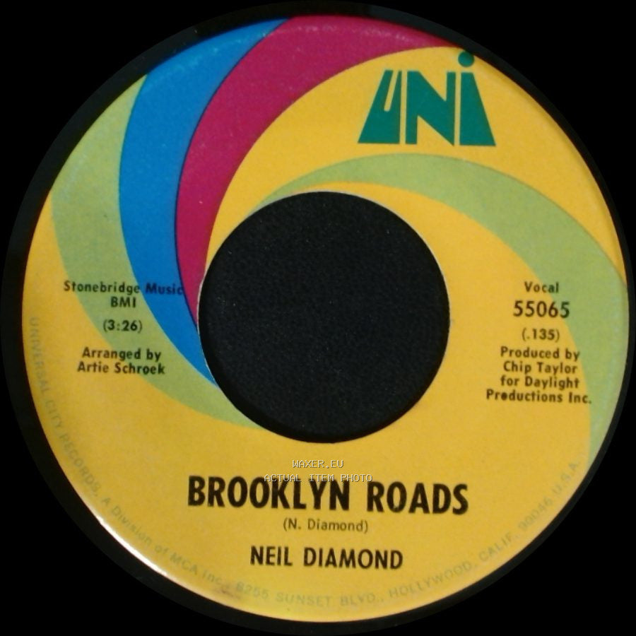 Neil Diamond - Holiday Inn Blues / Brooklyn Roads side B