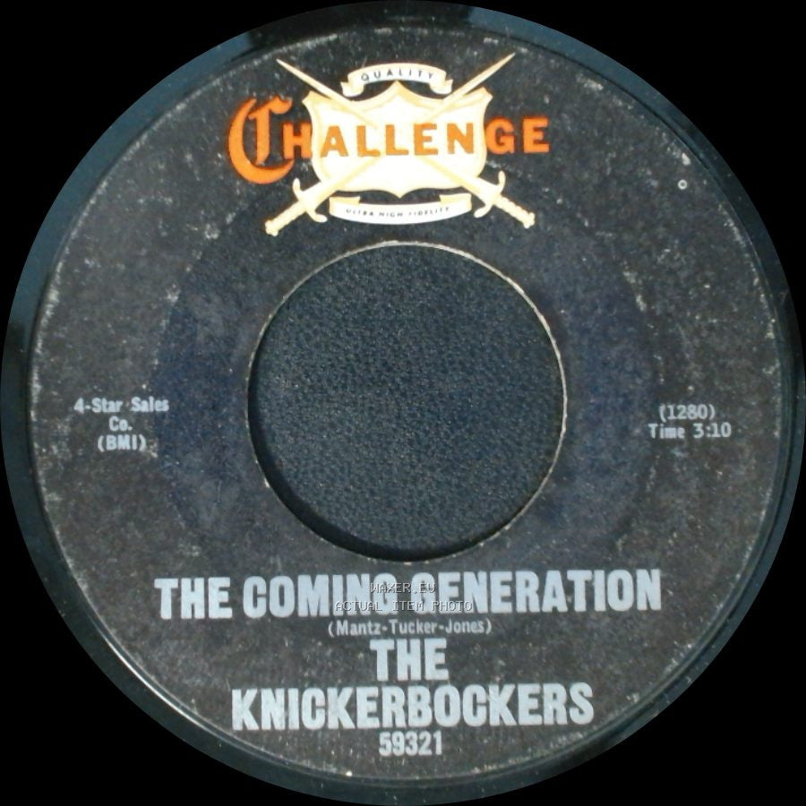 The Knickerbockers - Lies / The Coming Generation side B