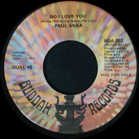 Paul Anka - Do I Love You / Do I Love You side B