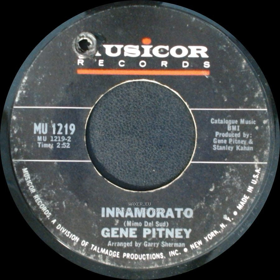 Gene Pitney - Just One Smile / Innamorato side B