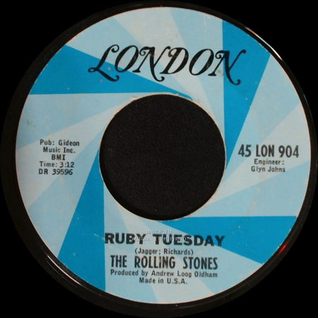 The Rolling Stones - Ruby Tuesday / Let's Spend The Night Together side A