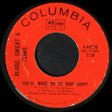 Blood, Sweat & Tears - You've Made Me So Very Happy / Blues - Part Ii side A