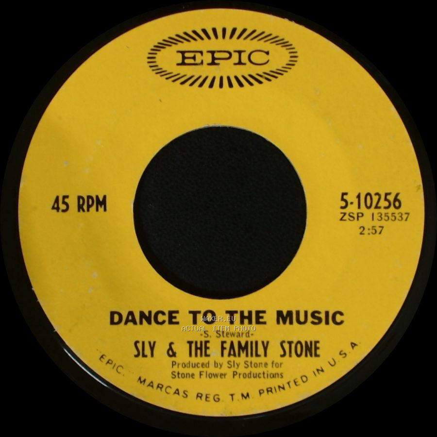 Sly & The Family Stone - Let Me Hear It From You / Dance To The Music side B