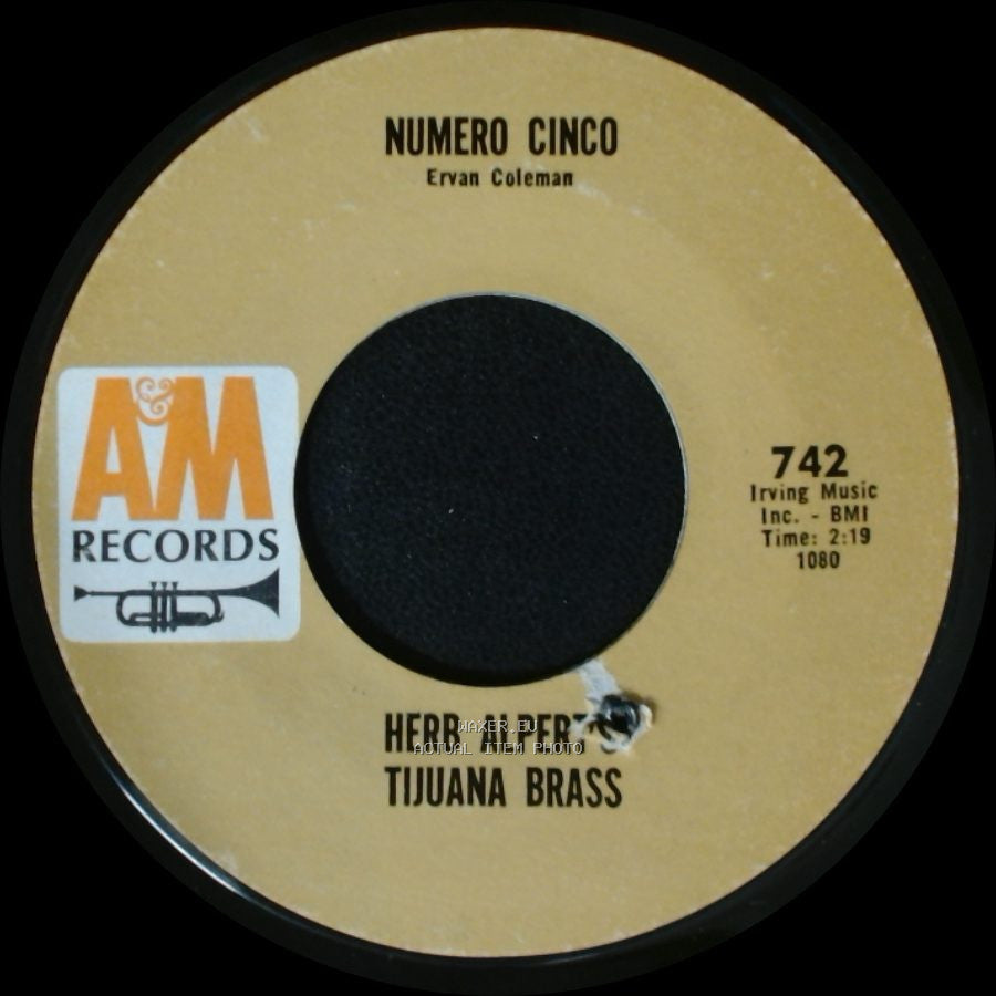 Herb Alpert & Tijuana Brass - Numero Cinco / The Mexican Shuffle side A