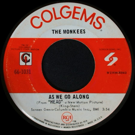 The Monkees - As We Go Along / Porpoise Song side A