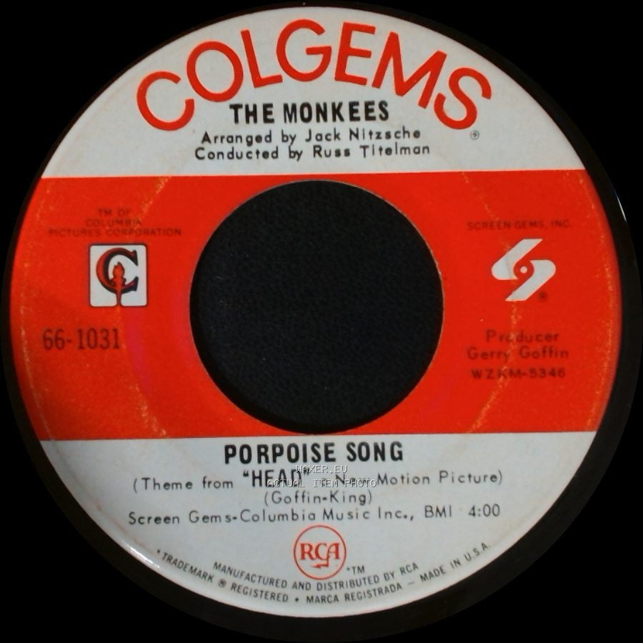 The Monkees - As We Go Along / Porpoise Song side B
