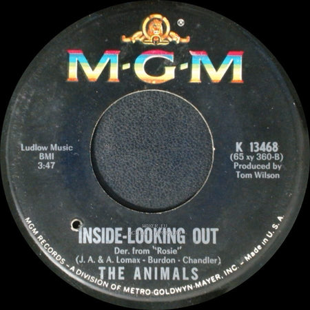 The Animals - You're On My Mind / Inside-Looking Out side B
